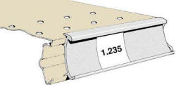 Madix Single Position Price Tag Molding